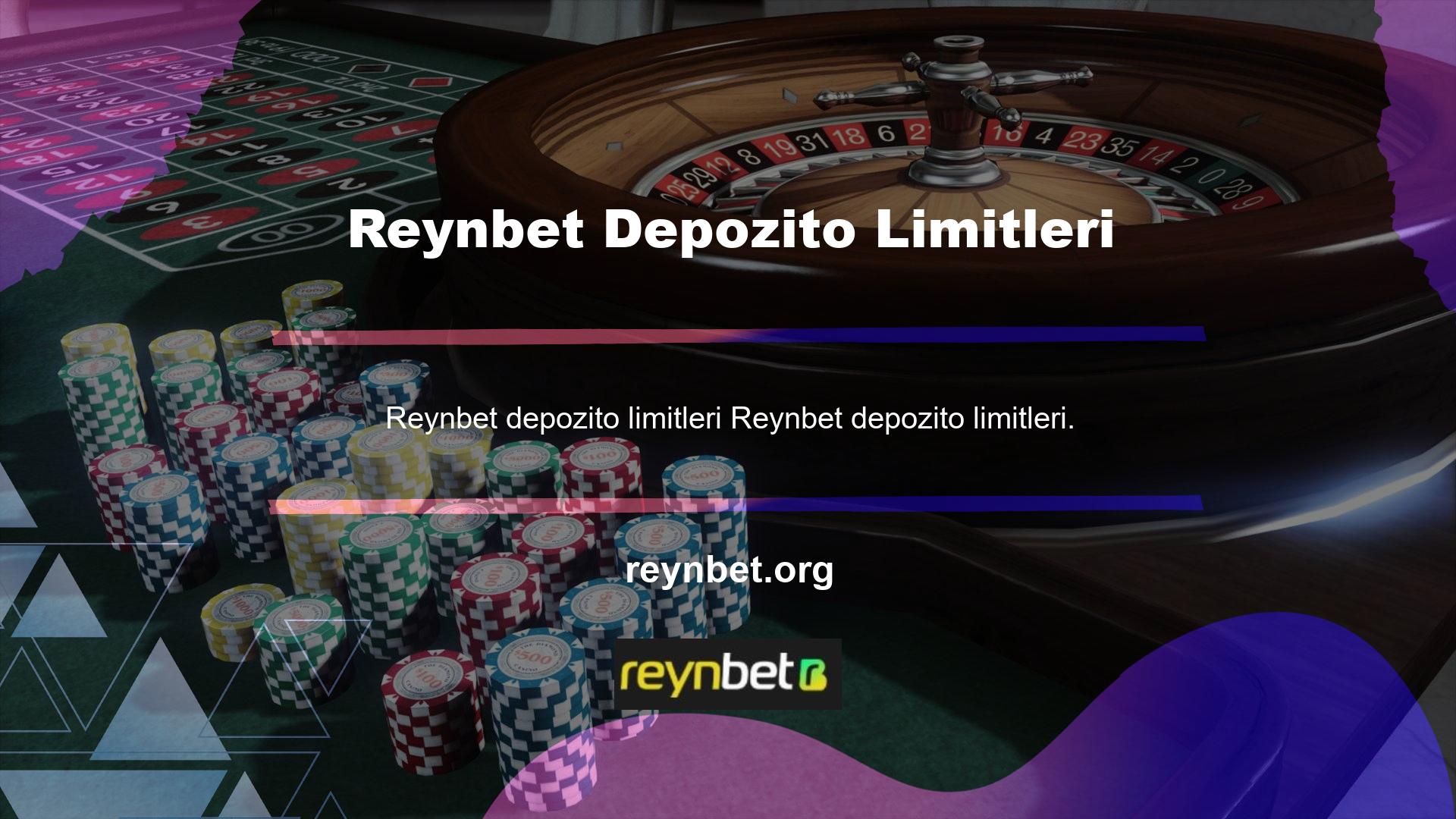 Bütçeye sahip bir siteye yatırım yapmak isteyen herkes önce Reynbet mevduat limitlerini bilmelidir